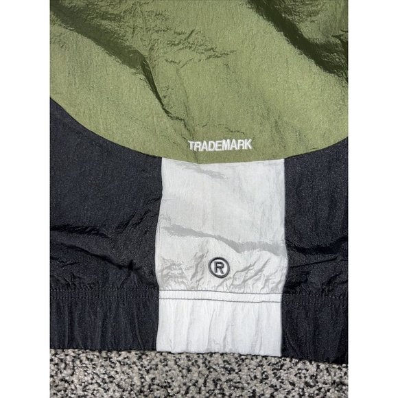 Nike NSW Swoosh Woven Mens Full Zip Hooded Windbreaker Jacket Size M Green White - Picture 5 of 8